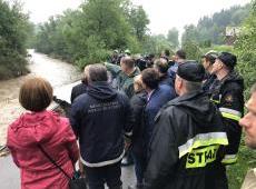 Działania strażaków w województwie małopolskim w związku z intensywnymi opadami deszczu
