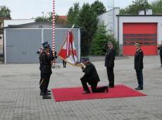 Uroczysty apel z okazji przekazania obowiązków małopolskiego komendanta wojewódzkiego Państwowej Straży Pożarnej
